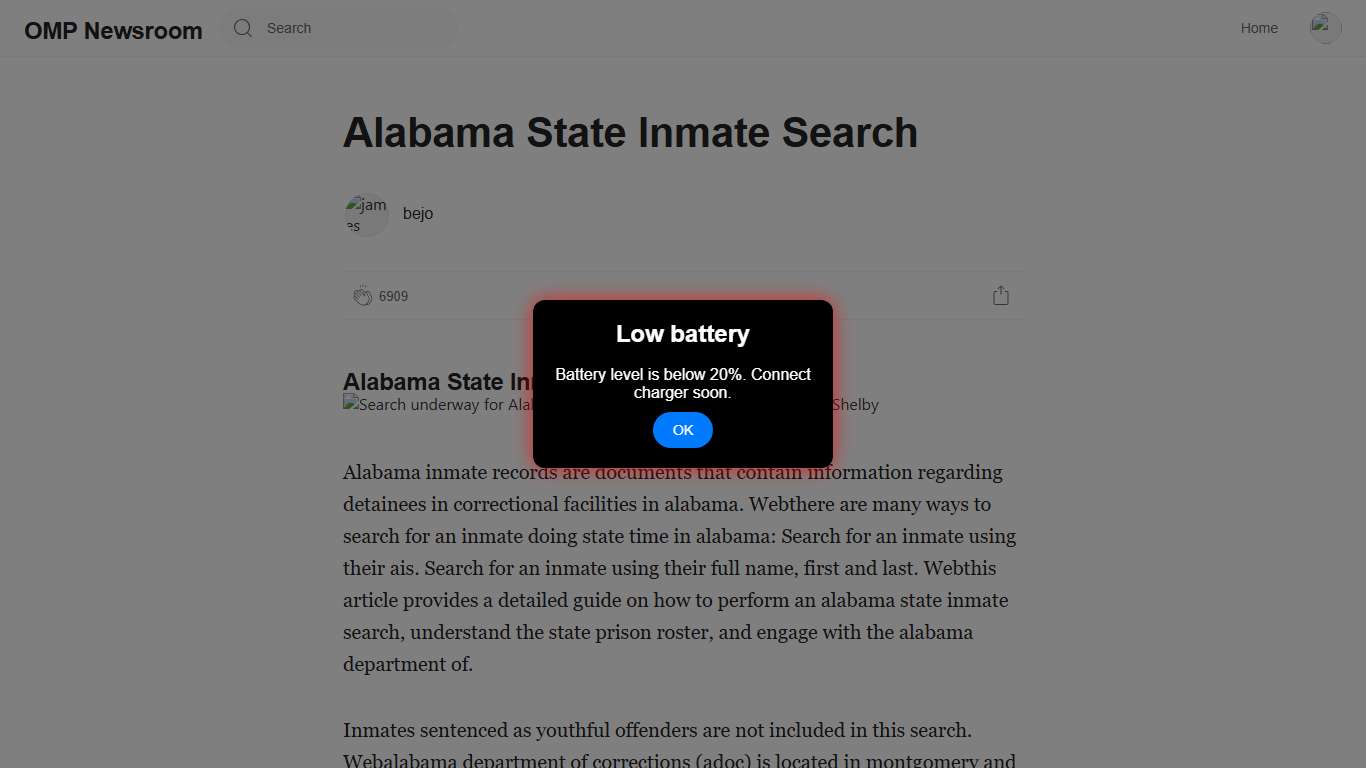Alabama State Inmate Search